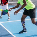 Personalised Pickleball Soft Adult Crew Socks Long Stockings with Name Game Day Birthday Gift for Pickleball Lovers