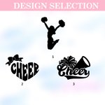 Personalized Cheerleading Theme Name Waterproof Striped Travel Garment Storage Bag with Leather Handle Birthday Team Gift for Cheerleader Girls