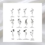 Personalisierte vertikale Streifen Geburt Blume Schlüsselanhänger mit japanischen Initialen und Namen Rucksack Zubehör Geburtstag Hochzeit Geschenk für Frauen