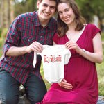 Personalized Cute Doodle Love Letter Cotton Baby Bodysuit T-Shirt Sweatshirt with Name Valentine's Day Anniversary Celebration Gift for Kids