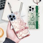 Personalisierte Vintage Französisch Land Mädchen Slim Phone Case für iPhone mit Namen Toile De Jouy Stil Geburtstag Brautjungfer Hochzeit Geschenk für Frauen