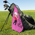 Gepersonaliseerde I Use This Towel to Clean My Balls Waffle Golf Towel met Cartoon Sport Man Haak Super Absorberend Golf Accessoire Cadeau voor Golfliefhebber Man