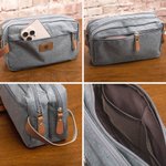 Gepersonaliseerde Golf Monogram Initial Naam Toilettas Tee Houder Set met 5 Tees Reis Accessoires Verjaardagscadeau voor mannen Golf liefhebbers