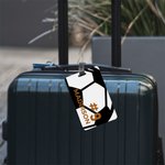 Personalisierte Fußball Design Kofferanhänger mit Name und Nummer Reisezubehör Spieltag Geburtstag Geschenk für Fußball-Liebhaber