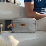 Gepersonaliseerde Golf Monogram Initial Naam Toilettas Tee Houder Set met 5 Tees Reis Accessoires Verjaardagscadeau voor mannen Golf liefhebbers