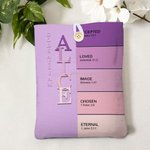 Personalisierte Gott sagt, ich bin Name Bedeutung auf Bibel Vers Buchhülle Cover Taufe Konfirmation Weihnachtsgeschenk für Christen Bücherwurm