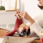 Henkilökohtainen 3D-tulostettu Gothic Skull Yarn Bowl Holder Storage nimellä Knitting tarvikkeet tarvikkeet Home Decor syntymäpäivälahja Knittersille