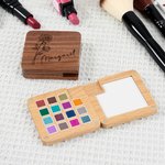 Personalised Birth Flower Portable Wooden Watercolor Palette Drawing Board with Name Outdoor Painting Supply Birthday Gift for Painters
