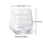 Gepersonaliseerde Football Stadium Schets Whiskeyglazen met Gegraveerde Naam Tekst en Leisteen Onderzetter Betekenisvol Verjaardagscadeau voor voetballiefhebbers