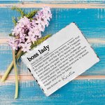 Personalized Boss Lady Slate Plaque with Name and Stand Office Decor Motivating Gift for Women Leader Coworker