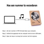Gepersonaliseerde Foto Houten Album Muziek Platenspeler Jubileum Valentijnsdag Cadeau voor Koppels