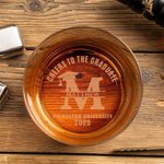 Personalisierte Paare gut mit Graduierung 10oz Old Fashioned Rocks Whiskey Glas mit Namen und Jahr Graduierung Geburtstag Geschenk für Absolventen Liquor Liebhaber