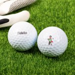 Personalized Funny Cartoon Avatar Golf Ball with Face Photo and Name Party Club Favor Souvenir Birthday Gift for Golf Enthusiasts Sport Lovers