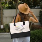 Henkilökohtainen värillinen ero Maker Määritelmä Suuri kangas Kangas Kangaskassi nimi syntymäpäivä arvostus lahja johtajat työtoverit naiset