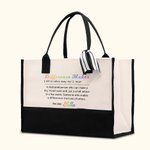 Henkilökohtainen värillinen ero Maker Määritelmä Suuri kangas Kangas Kangaskassi nimi syntymäpäivä arvostus lahja johtajat työtoverit naiset