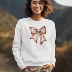 Personalizado Béisbol Baloncesto Fútbol Lazo Crewneck Camiseta Sudadera con Nombre y Número Cumpleaños Animar Accesorios Regalo para Mamá Amante del Deporte