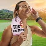 Personalisierte Cartoon Charakter saugfähige Waffel Golf Handtuch mit Namen und hängenden Clip Sport Zubehör Geburtstagsgeschenk für Golfspieler Liebhaber