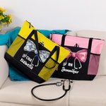 Personalisierte Stethoskop Schleife großen Name Tragetasche mit Mesh-Taschen Reisezubehör Geburtstag Anerkennung Geschenk für medizinisches Personal