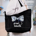 Personalisierte Stethoskop Schleife großen Name Tragetasche mit Mesh-Taschen Reisezubehör Geburtstag Anerkennung Geschenk für medizinisches Personal