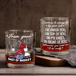 Personalisierte Umarmung Cartoon-Charaktere 10oz Whiskey Glas mit Namen Jahrestag Valentinstag Geschenk für Ehepaar