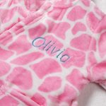 Albornoz con capucha para bebé con nombre bordado Suave para uso diario Baby Shower Regalo de cumpleaños para bebé niño pequeño