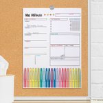 Bloc-notes Coloré Personnalisé avec Nom Semaine de Rentrée Cadeau pour Appréciation de l'Enseignant
