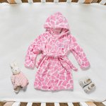 Albornoz con capucha para bebé con nombre bordado Suave para uso diario Baby Shower Regalo de cumpleaños para bebé niño pequeño