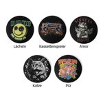 Personalisierte Vollfarbige Vinyl-Schallplatte DJ Slipmat mit Eigenem Logo Geschenk für Musiker Vinyl-Liebhaber