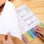 Bloc-notes Coloré Personnalisé avec Nom Semaine de Rentrée Cadeau pour Appréciation de l'Enseignant