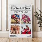 Henkilökohtainen Jalkapallon aika 1-4 Valokuvat Maalaus Juliste Tekstillä Pelipäivä Syntymäpäivälahja Jalkapalloilijoille