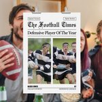 Henkilökohtainen Jalkapallon aika 1-4 Valokuvat Maalaus Juliste Tekstillä Pelipäivä Syntymäpäivälahja Jalkapalloilijoille