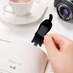 Personalised Cat Shaped Magnetic Bookmark Clip with Name Reading Stationery Supplies Birthday Gift for Bookworms Cat Lovers
