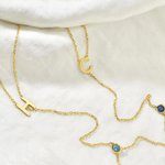 Personalisierte Zierliche Initiale Handkette mit Ring und Geburtsstein Verstellbares Armband Geburtstag Valentinstag Geschenk für Damen