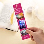 Set de 5 marcapáginas personalizados con foto multicolor y borla Regalo de cumpleaños conmemorativo para los amantes de los libros Bookworm