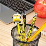 Personalizado Glitter School Bus Bolígrafo con Nombre Apreciación Cumpleaños Día de los Maestros Regalo para Profesor Conductor de Autobús