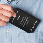 Personalised So Grateful For Wallet Card with Name and Text Birthday Appreciation Gift for Family Friend Teacher