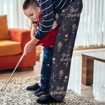Personalisierte Golf Cartoon Charakter Gesicht Foto Pyjama Hose mit Tunnelzug Taille Valentins Tag Geburtstag Party Geschenk für Golfliebhaber