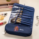 Personalisierte Mode Cheerleading Mädchen wasserdicht faltbar Make-up Pinsel Aufbewahrungstasche mit Namen Reisen Essentials Geburtstag Geschenk für Frauen