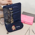 Personalisierte Mode Cheerleading Mädchen wasserdicht faltbar Make-up Pinsel Aufbewahrungstasche mit Namen Reisen Essentials Geburtstag Geschenk für Frauen