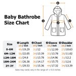 Albornoz con capucha para bebé con nombre bordado Suave para uso diario Baby Shower Regalo de cumpleaños para bebé niño pequeño