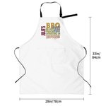 Divertente grembiule da cucina regolabile con nome e grande tasca Regalo di compleanno all'aperto per gli amanti della cucina