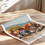 Personnalisé Adventure Time 1-4 Photos Post Painting avec Texte Anniversaire Cadeau d'anniversaire pour les amoureux de l'aventure et les passionnés de sports de plein air