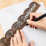 Personalised Rainbow Name Ruler for Teacher Appreciation Gift