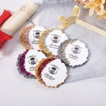 Personalized Glitter Resin Grad Hat Magnet with Name Year Set of 5 Fridge Decor Keepsake School College Graduation Party Favors Gift for Graduates