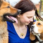 Personalizada en forma de corazón Zircon Angel Wings Foto Collar con Nombre Memorial Joyería Cumpleaños Regalo para perro gato Pet Lovers