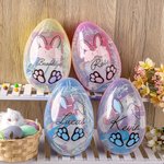 Conejo de Pascua personalizado Huevo rellenable con nombre Regalo de Pascua para niños