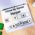 Personalized Preschool Learning Binder Educational Toys for Kids