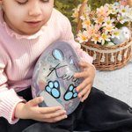 Conejo de Pascua personalizado Huevo rellenable con nombre Regalo de Pascua para niños