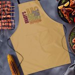 Divertente grembiule da cucina regolabile con nome e grande tasca Regalo di compleanno all'aperto per gli amanti della cucina