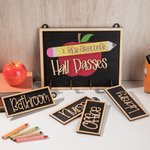 Segno personalizzato del corridoio dell'insegnante Lavagna di legno Giorno dell'insegnante Apprezzamento Ritorno a scuola Regalo per l'insegnante collega